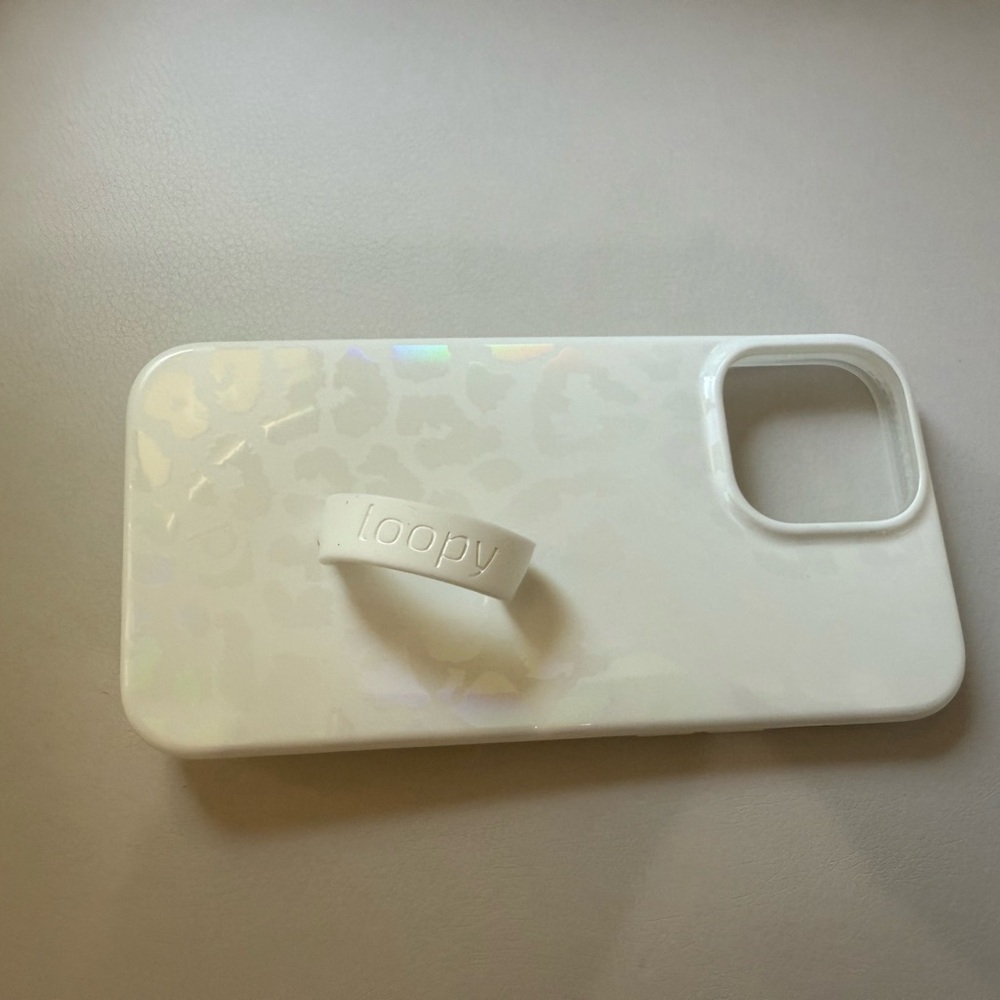 Loopy “Opal Leopard” iPhone 13 Pro Max Case - Lefty Orientation